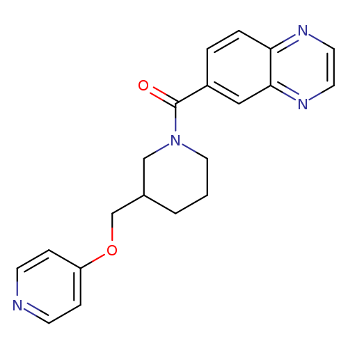 6-{3-[(pyridin-4-yloxy)methyl]piperidine-1-carbonyl}quinoxaline