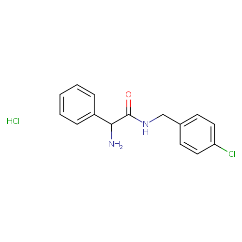 2-Amino-n-[(4-chlorophenyl)methyl]-2-phenylacetamide hydrochloride