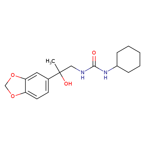 3-[2-(2H-1,3-benzodioxol-5-yl)-2-hydroxypropyl]-1-cyclohexylurea