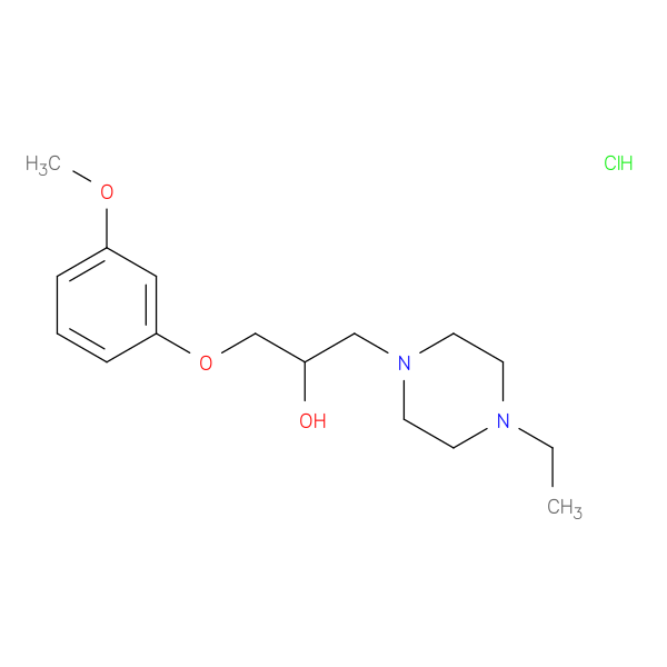 1-(4-ETHYLPIPERAZIN-1-YL)-3-(3-METHOXYPHENOXY)PROPAN-2-OL HYDROCHLORIDE