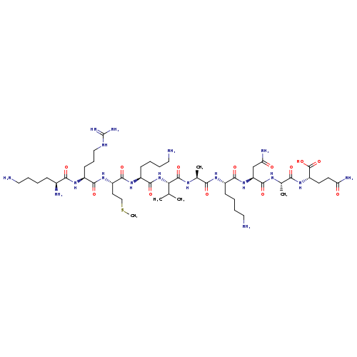 L-Glutamine,L-lysyl-L-arginyl-L-methionyl-L-lysyl-L-valyl-L-alanyl-L-lysyl-L-asparaginyl-L-alanyl-