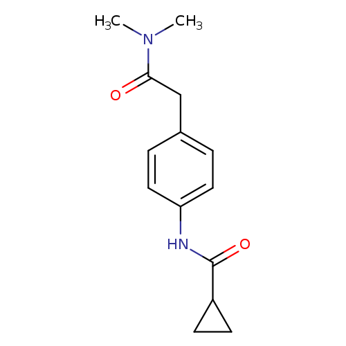N-{4-[(dimethylcarbamoyl)methyl]phenyl}cyclopropanecarboxamide