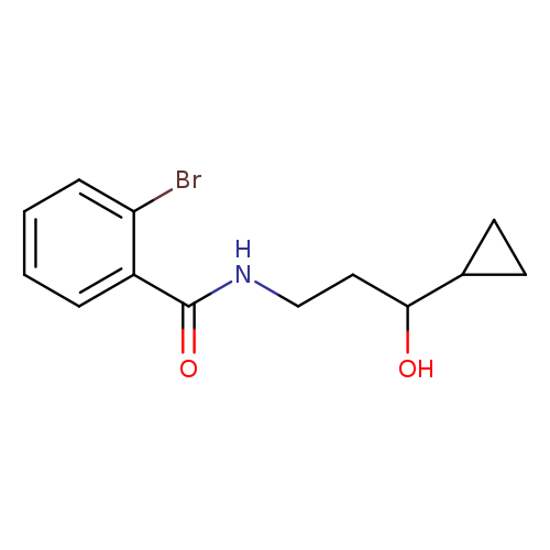2-bromo-N-(3-cyclopropyl-3-hydroxypropyl)benzamide