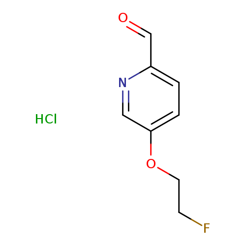 5-(2-fluoroethoxy)pyridine-2-carbaldehyde hydrochloride