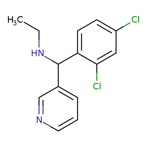 [(2,4-dichlorophenyl)(pyridin-3-yl)methyl](ethyl)amine