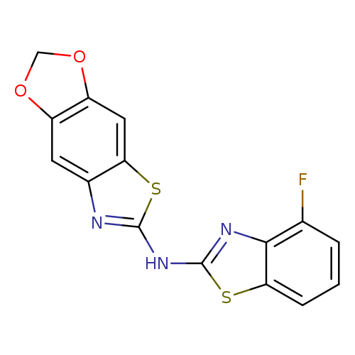 N-(4-fluoro-1,3-benzothiazol-2-yl)-4,6-dioxa-10-thia-12-azatricyclo[7.3.0.0^{3,7}]dodeca-1(9),2,7,11-tetraen-11-amine
