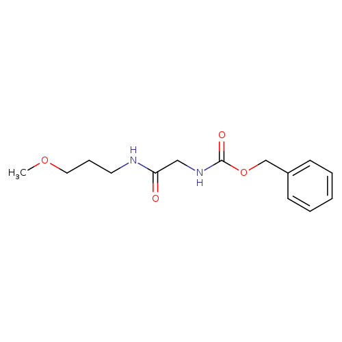 Benzyl N-[(3-methoxypropyl)carbamoylmethyl]carbamate