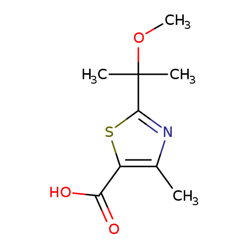 2-(2-methoxypropan-2-yl)-4-methyl-1,3-thiazole-5-carboxylic acid