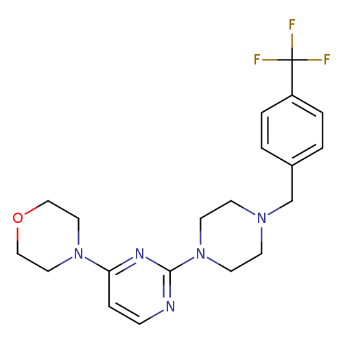 4-[2-(4-{[4-(trifluoromethyl)phenyl]methyl}piperazin-1-yl)pyrimidin-4-yl]morpholine