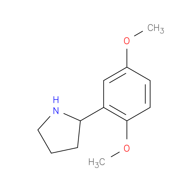2-(2,5-Dimethoxyphenyl)pyrrolidine