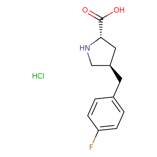 (2S,4R)-4-(4-Fluorobenzyl)pyrrolidine-2-carboxylic acid hydrochloride