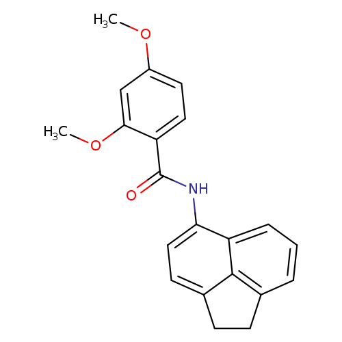 N-(1,2-dihydroacenaphthylen-5-yl)-2,4-dimethoxybenzamide