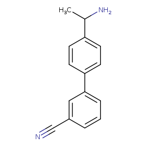 3-[4-(1-aminoethyl)phenyl]benzonitrile