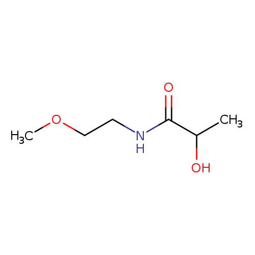 2-hydroxy-N-(2-methoxyethyl)propanamide