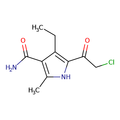 5-(2-chloroacetyl)-4-ethyl-2-methyl-1H-pyrrole-3-carboxamide