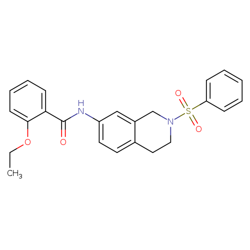 N-[2-(benzenesulfonyl)-1,2,3,4-tetrahydroisoquinolin-7-yl]-2-ethoxybenzamide
