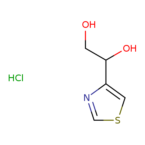 1-(1,3-thiazol-4-yl)ethane-1,2-diol hydrochloride