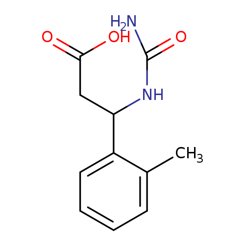 3-(carbamoylamino)-3-(2-methylphenyl)propanoic acid