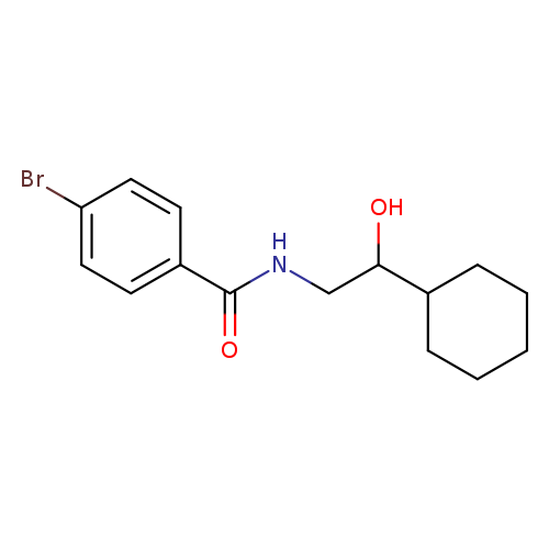 4-bromo-N-(2-cyclohexyl-2-hydroxyethyl)benzamide