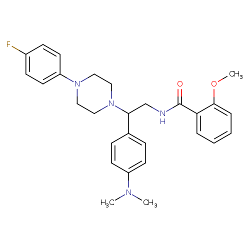 N-{2-[4-(dimethylamino)phenyl]-2-[4-(4-fluorophenyl)piperazin-1-yl]ethyl}-2-methoxybenzamide