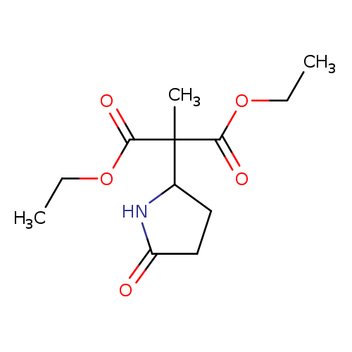 1,3-diethyl 2-methyl-2-(5-oxopyrrolidin-2-yl)propanedioate