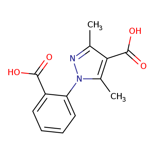 1-(2-carboxyphenyl)-3,5-dimethyl-1H-pyrazole-4-carboxylic acid