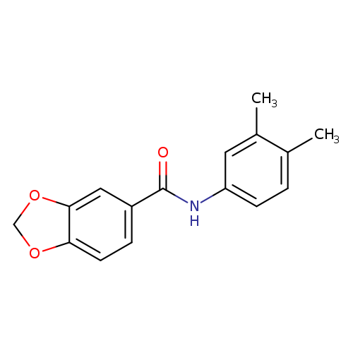 N-(3,4-dimethylphenyl)-1,3-benzodioxole-5-carboxamide