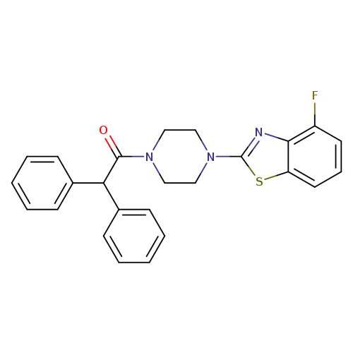1-[4-(4-fluoro-1,3-benzothiazol-2-yl)piperazin-1-yl]-2,2-diphenylethan-1-one