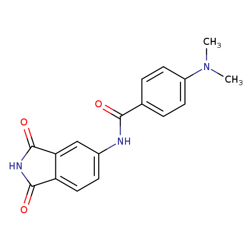 4-(dimethylamino)-N-(1,3-dioxo-2,3-dihydro-1H-isoindol-5-yl)benzamide