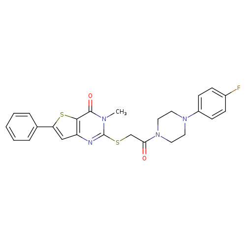 2-({2-[4-(4-fluorophenyl)piperazin-1-yl]-2-oxoethyl}sulfanyl)-3-methyl-6-phenyl-3H,4H-thieno[3,2-d]pyrimidin-4-one