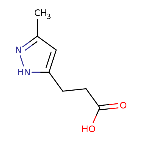 3-(3-methyl-1H-pyrazol-5-yl)propanoic acid