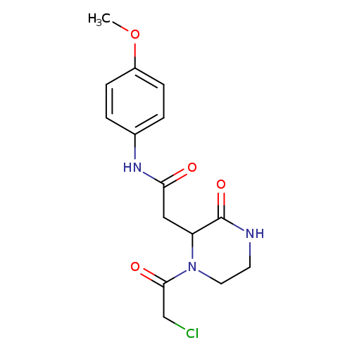 2-[1-(Chloroacetyl)-3-oxopiperazin-2-yl]-n-(4-methoxyphenyl)acetamide