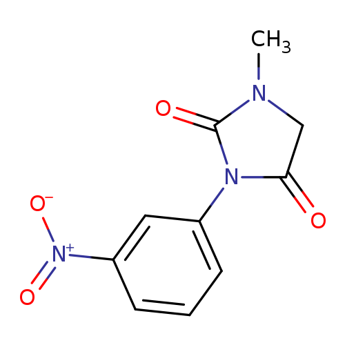1-methyl-3-(3-nitrophenyl)imidazolidine-2,4-dione