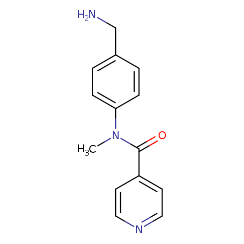 N-[4-(aminomethyl)phenyl]-N-methylpyridine-4-carboxamide