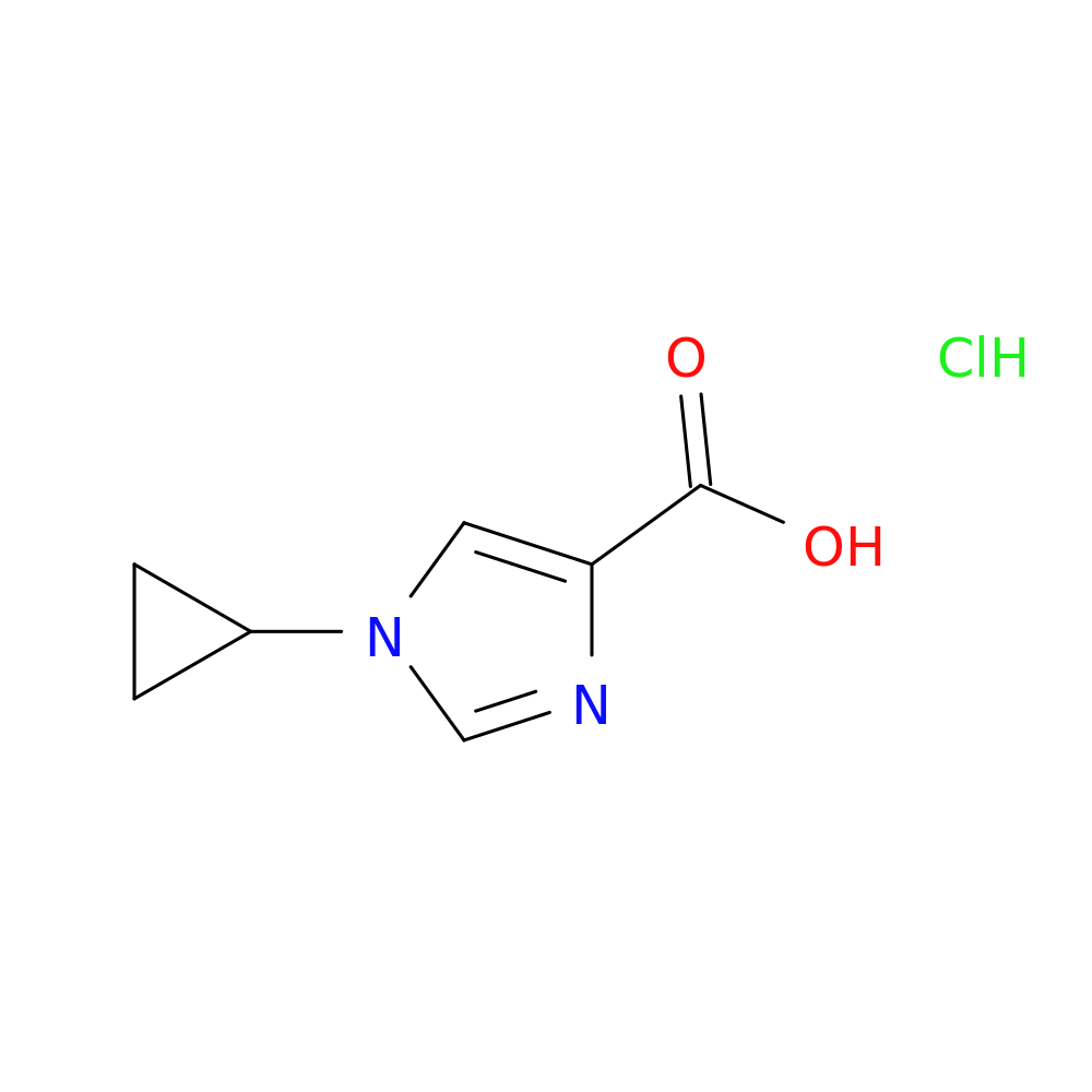 1-Cyclopropyl-1H-imidazole-4-carboxylic acid hydrochloride