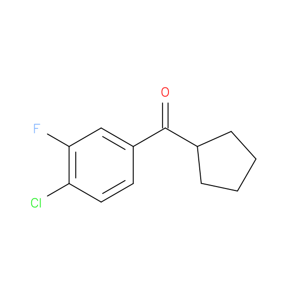 4-Chloro-3-fluorophenyl cyclopentyl ketone