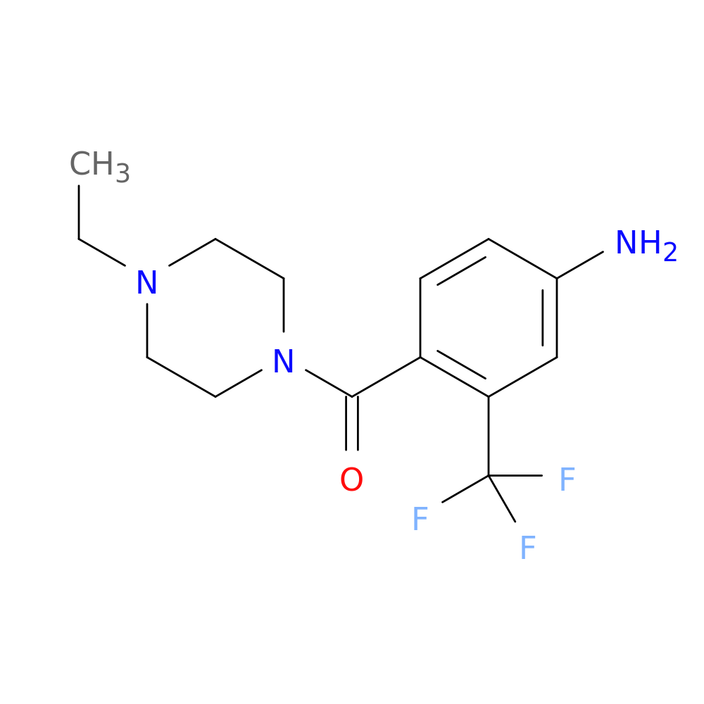 (4-Amino-2-(trifluoromethyl)phenyl)(4-ethylpiperazin-1-yl)methanone