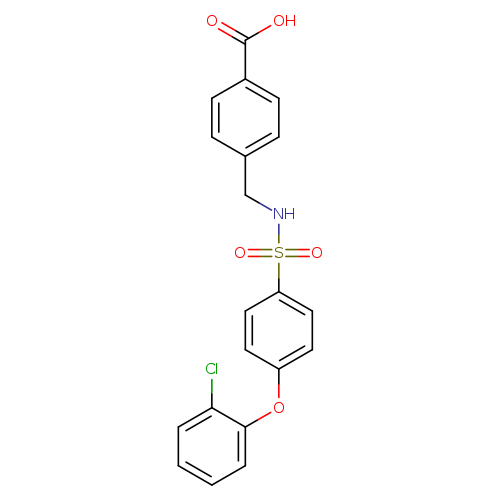 4-[(([4-(2-CHLOROPHENOXY)PHENYL]SULFONYL)AMINO)METHYL]BENZOIC ACID