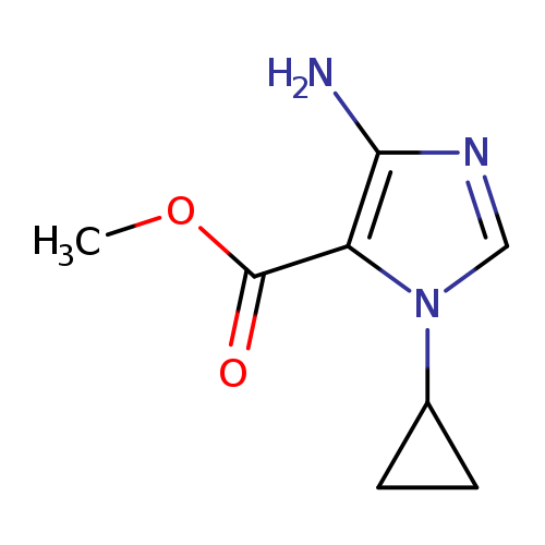methyl 4-amino-1-cyclopropyl-1H-imidazole-5-carboxylate