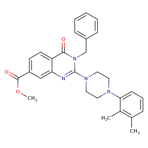 methyl 3-benzyl-2-[4-(2,3-dimethylphenyl)piperazin-1-yl]-4-oxo-3,4-dihydroquinazoline-7-carboxylate