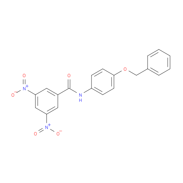 N-[4-(benzyloxy)phenyl]-3,5-dinitrobenzamide