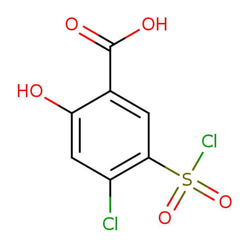 4-Chloro-5-(chlorosulfonyl)-2-hydroxybenzoic acid