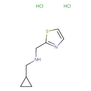 (cyclopropylmethyl)[(1,3-thiazol-2-yl)methyl]amine dihydrochloride