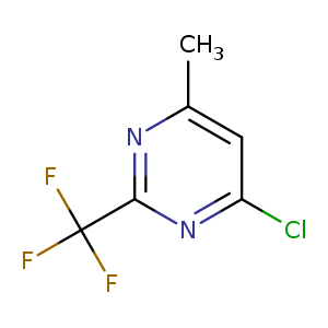 Pyrimidine, 4-chloro-6-methyl-2-(trifluoromethyl)-