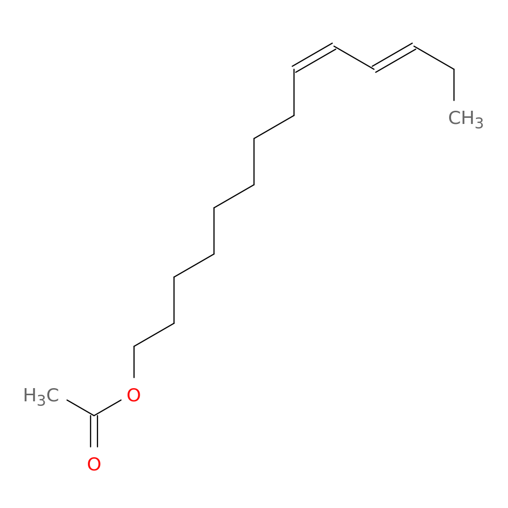 (9Z,11E)-9,11-Tetradecadien-1-ol acetate