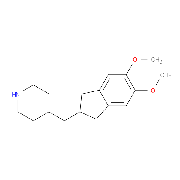 4-[(5,6-dimethoxy-2,3-dihydro-1H-inden-2-yl)methyl]piperidine