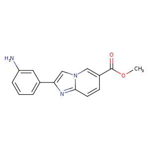 methyl 2-(3-aminophenyl)imidazo[1,2-a]pyridine-6-carboxylate