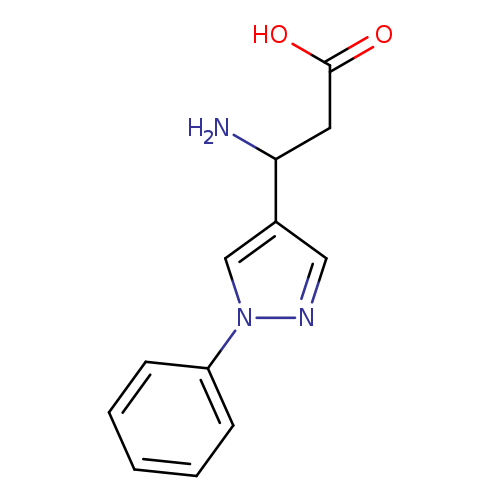 3-Amino-3-(1-phenyl-1h-pyrazol-4-yl)propanoic acid