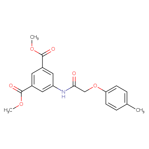dimethyl 5-{[(4-methylphenoxy)acetyl]amino}isophthalate