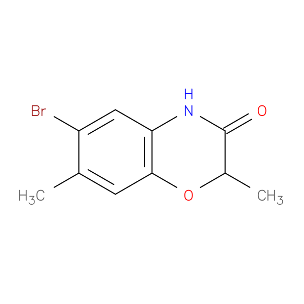 6-bromo-2,7-dimethyl-3,4-dihydro-2H-1,4-benzoxazin-3-one